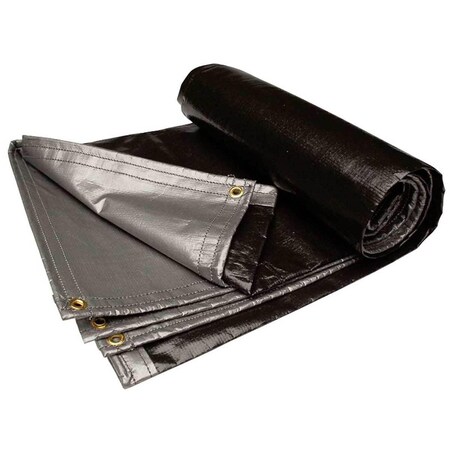 Mauritzon Tarp, 3, Silver/Black, Reinforced Polyethylene TTS-12000-1215